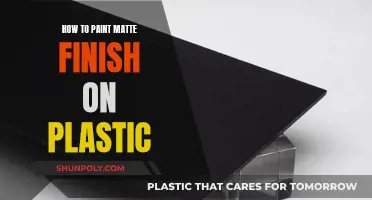 Matte Finish Mastery: Painting Plastic with a Perfect Matte Finish