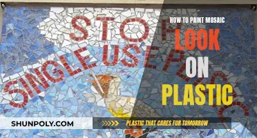 Transforming Plastic with Mosaic Art: Paint Techniques