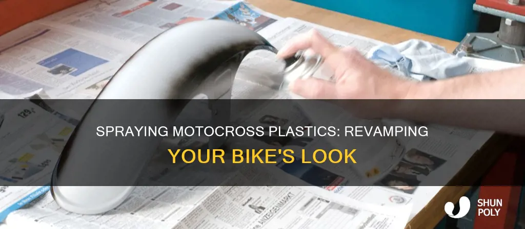 how to paint motocross plastic bike parts
