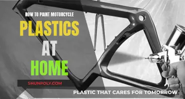 Painting Motorcycle Plastics: DIY Home Project