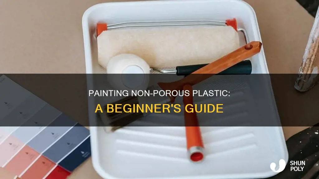 how to paint non porous plastic