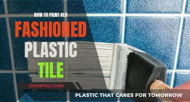 Transform Old Plastic Tiles with Paint: A Guide