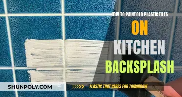 Revamping Old Kitchen Backsplash Tiles with Paint