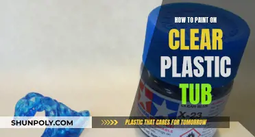 Transforming Clear Plastic Tubs with Paint: A Creative Guide