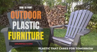 Transforming Outdoor Plastic Furniture with Paint