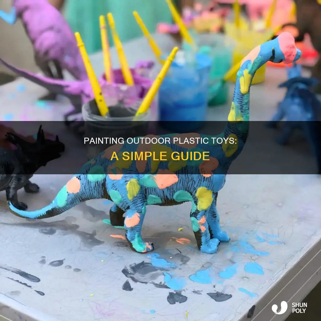 how to paint outdoor plastic toys