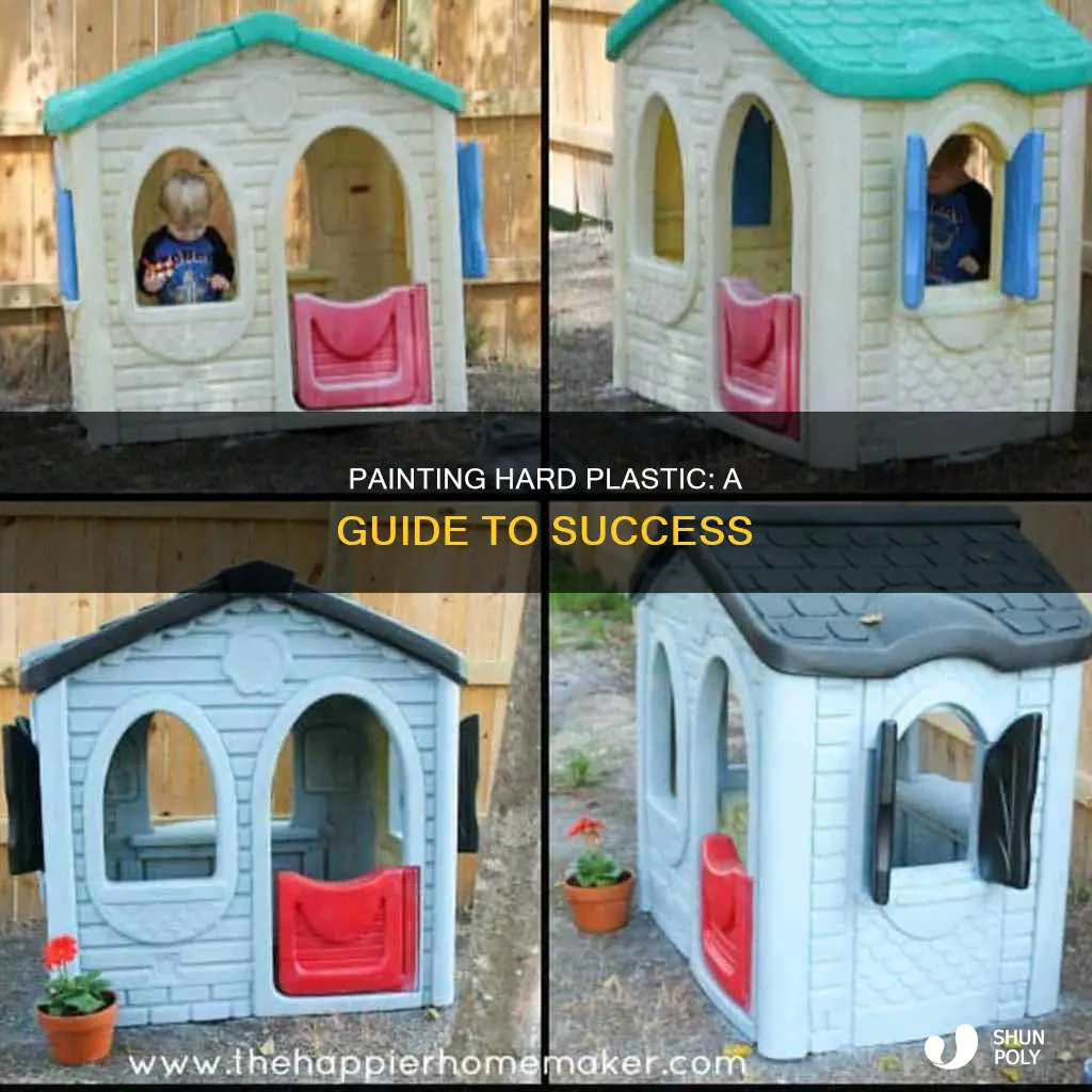 how to paint over hard plastic