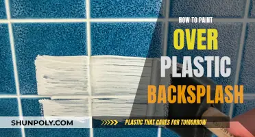 Transforming Your Plastic Backsplash with Paint: A Guide