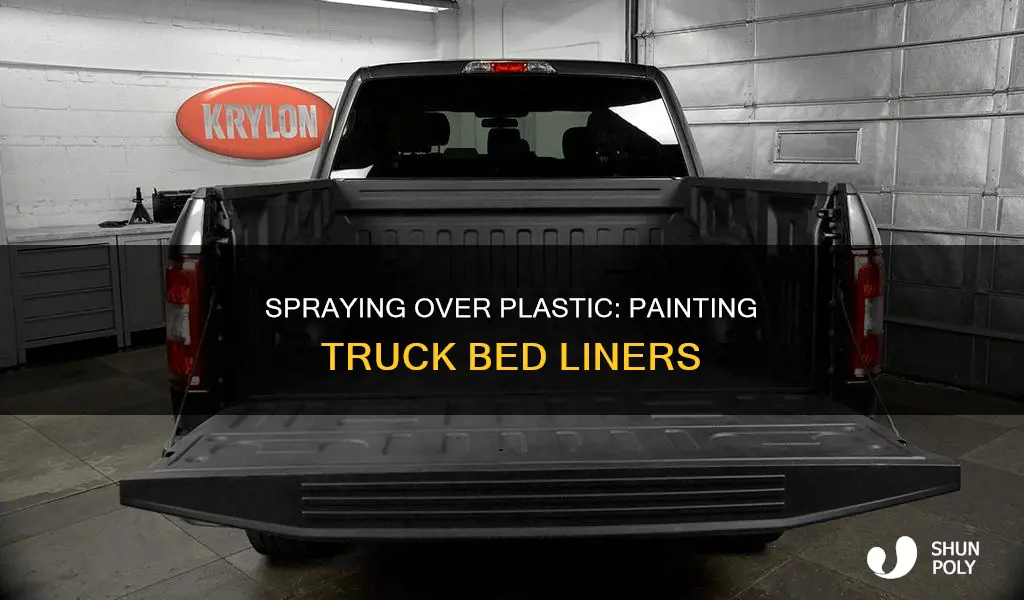 how to paint over plastic truck bed liner