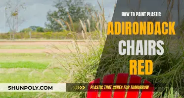 Painting Plastic Adirondack Chairs: A Red Revival Guide