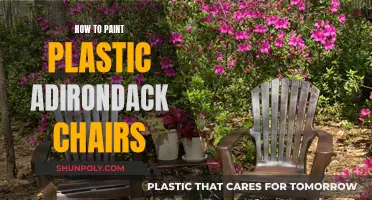 Transforming Plastic Adirondack Chairs with Paint