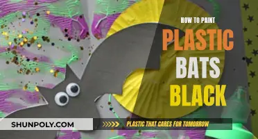 Spray Painting Plastic Bats Black: A Step-by-Step Guide