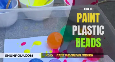 Transforming Plastic Beads with Paint: A Creative Guide