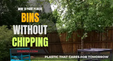 Painting Plastic Bins: Avoid Chipping with These Tips