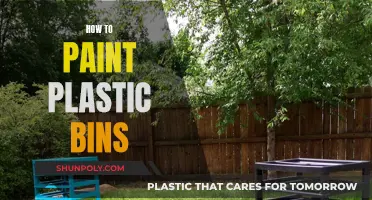 Transform Plastic Bins with a Splash of Paint