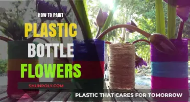 Creative DIY: Painting Plastic Bottle Flowers for Home Decor