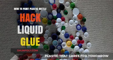 Creative DIY: Painting Plastic Bottles with Liquid Glue Hack