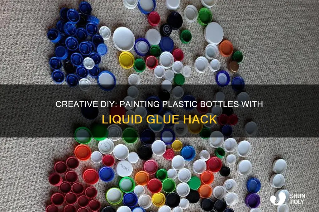 how to paint plastic bottle hack liquid glue