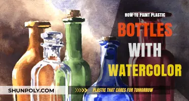 Creative Upcycling: Watercolor Techniques for Painting Plastic Bottles