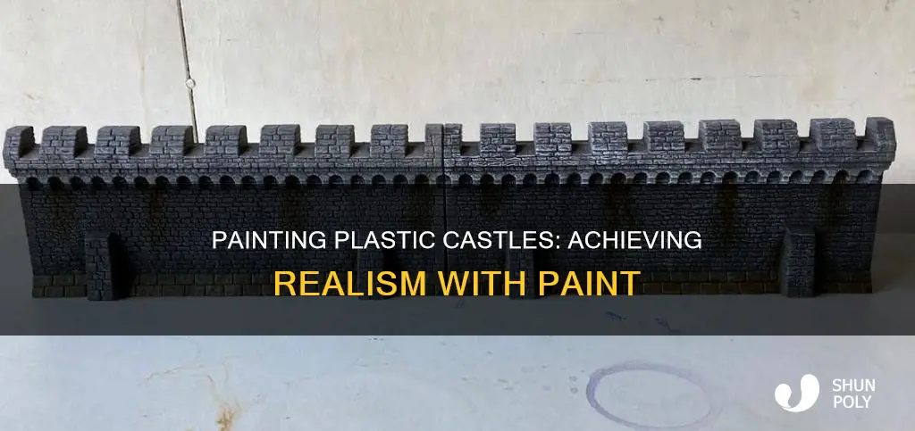 how to paint plastic castle to look real