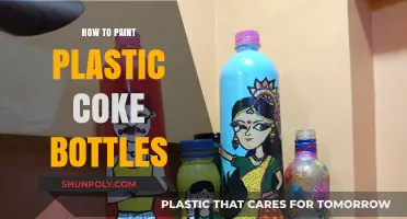 Creative Upcycling: Painting Plastic Coke Bottles for DIY Crafts