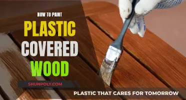 Painting Plastic-Covered Wood: A Step-by-Step Guide