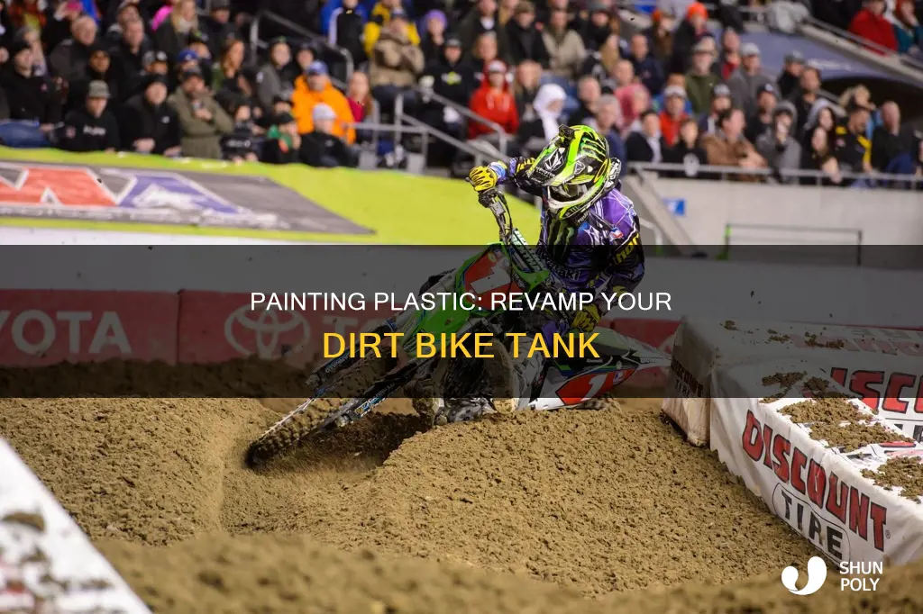 how to paint plastic dirt bike tank