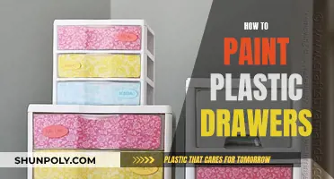 Transforming Plastic Drawers with Paint: A Simple Guide