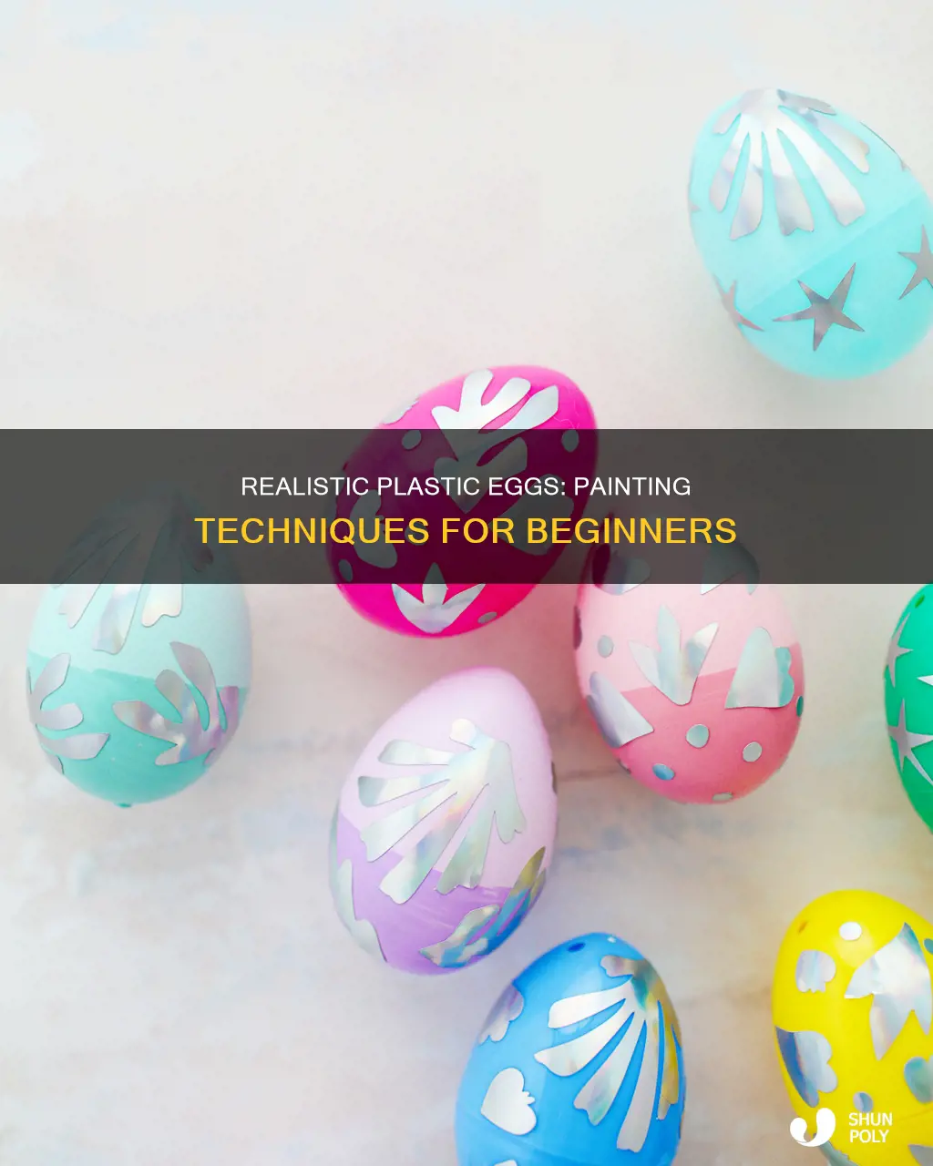 how to paint plastic eggs to look real