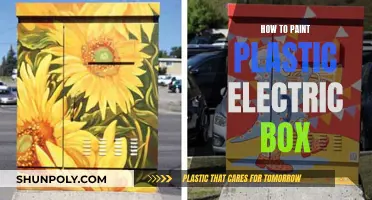 Transforming Plastic Electric Boxes with Paint: A DIY Guide