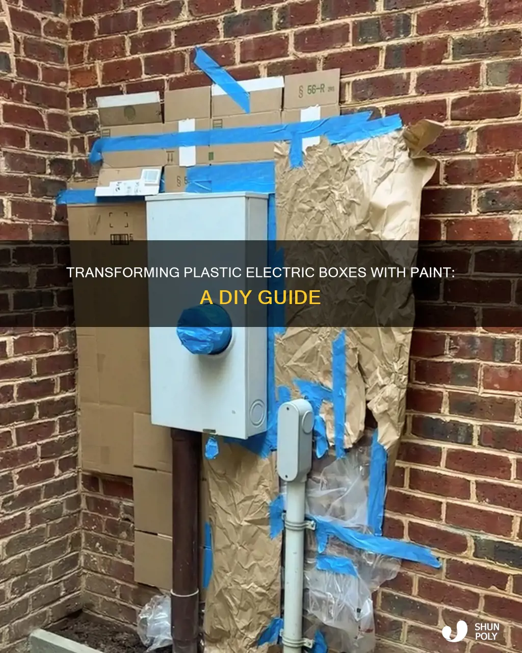 how to paint plastic electric box