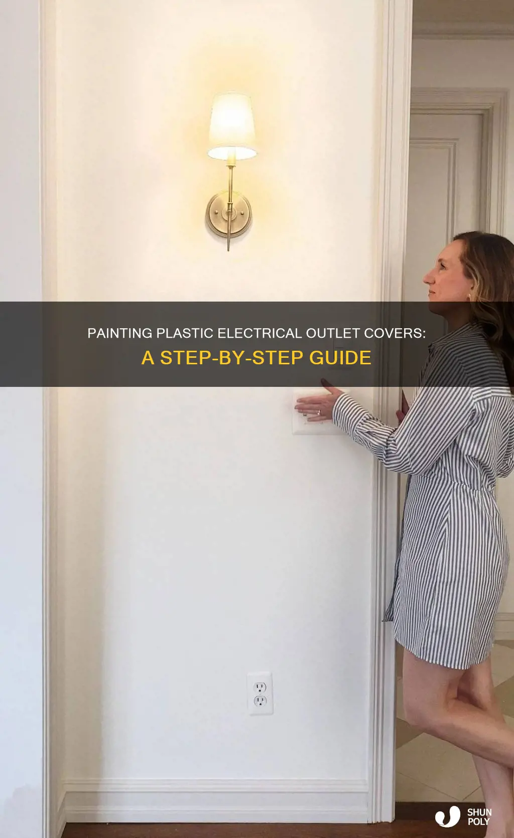 how to paint plastic electrical outlet covers