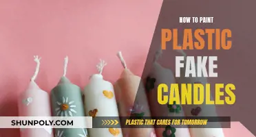 Painting Plastic Candles: Achieving a Realistic Wax Effect