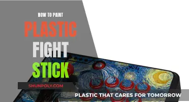 Painting Plastic Fight Sticks: A Step-by-Step Guide