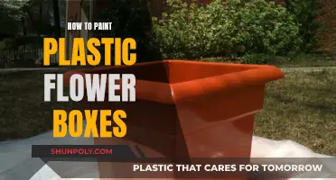 Transforming Plastic Flower Boxes with Paint
