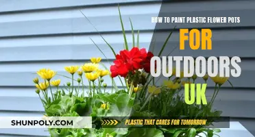 Paint Plastic Flower Pots: Brighten Your Outdoor Space