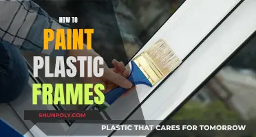 Transforming Plastic Frames with Paint: A Simple Guide
