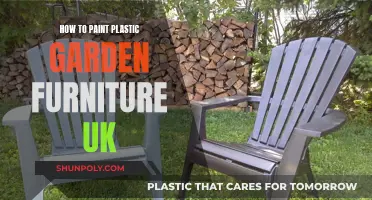 Transforming UK Plastic Garden Furniture with Paint
