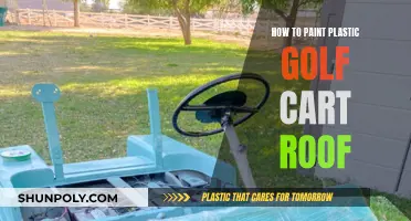 Painting Golf Cart Roofs: Plastic Prep and Primer