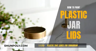 Transforming Plastic Jar Lids with Paint: A Creative Guide