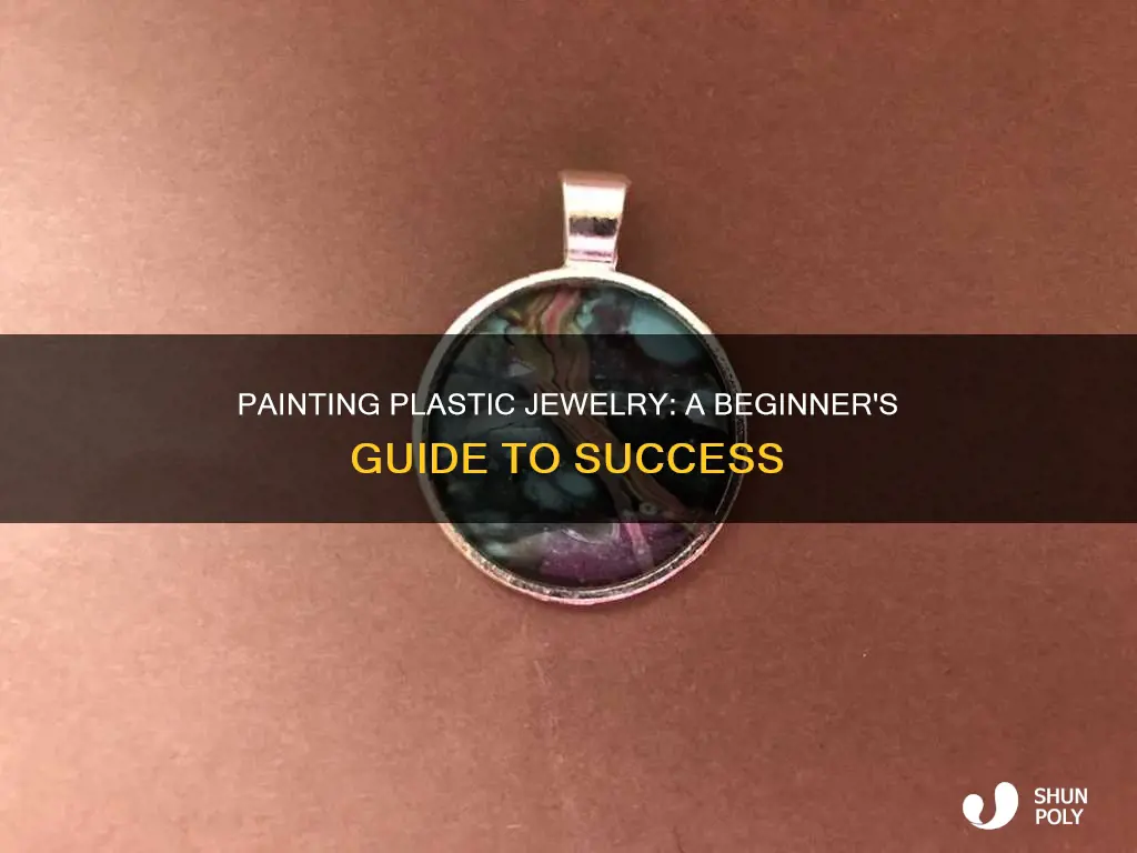 how to paint plastic jewelry