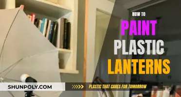 Painting Plastic Lanterns: A Step-by-Step Guide