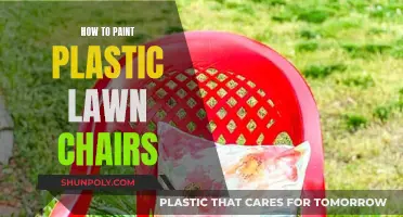 Transforming Plastic Lawn Chairs with Paint