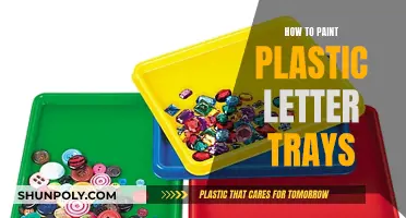 Transforming Plastic Letter Trays with Paint: A Simple Guide