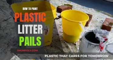 Transform Plastic Litter Pails with Paint: A Simple Guide