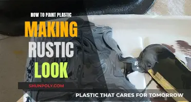 Transforming Plastic: Achieving a Rustic Look with Paint