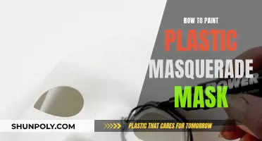Transforming Plastic Masquerade Masks with Paint