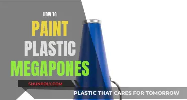 Transforming Plastic Megaphones with Paint: A Step-by-Step Guide