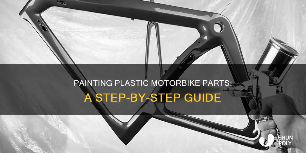 how to paint plastic motorbike parts
