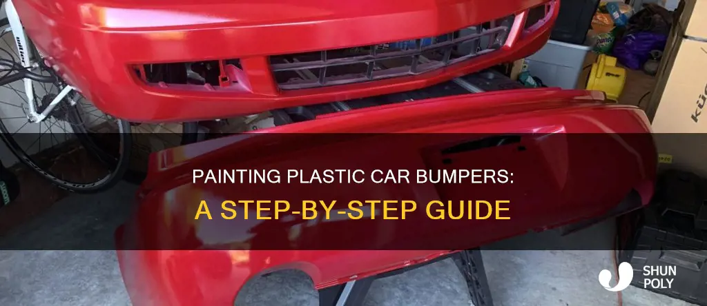 how to paint plastic on a car bumper